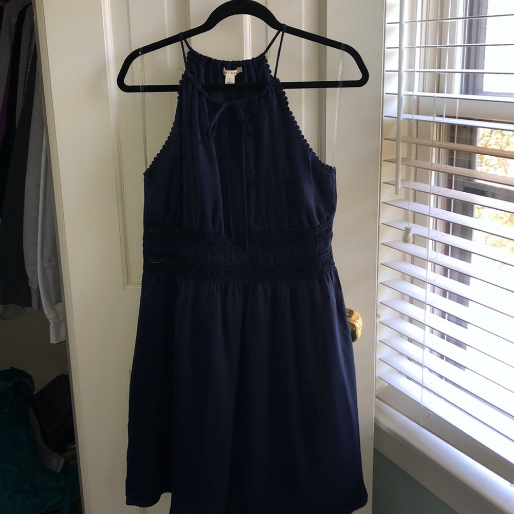 Blue dress